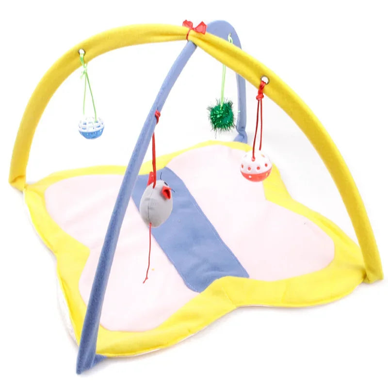 Portable Foldable Cat Tent - Funny Pet Activity Play Bed & Mat - Image 6