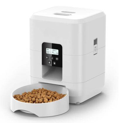 New 2L Smart Pet Feeder – Automatic Food Dispenser for Cats and Dogs – Regular & Quantitative Feeding